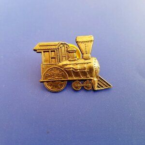 Vintage Hallmark 1998 Locomotive Lapel Pin 25th Anniversary 1973-1998